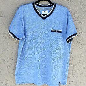 NWOT SCOTT JAMES ENGLAND MEN SHORT SLEEVED V-NECK